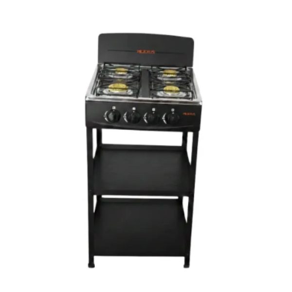 COCINA DE GAS DE CUATRO QUEMADORES MILEXUS CON ORGANIZADOR