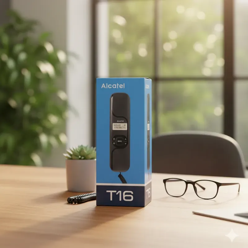 Teléfono fijo marca (ALCATEL) con ratreador de llamada ( 35 USD)