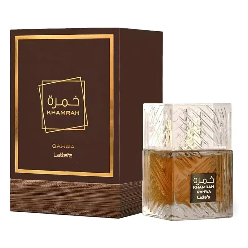 Lattafa Unisex Khamrah Qahwa EDP Spray 3.4 oz