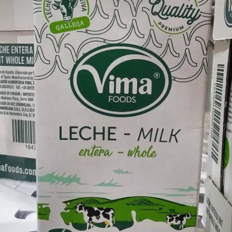 LECHE ENTERA, BRICK 1L VIMA, C/6 UDS 1003078 PRECIO 1.95