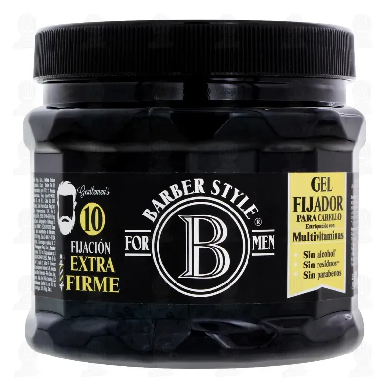 Gel fijador para cabello Barber Style fijación extra firme