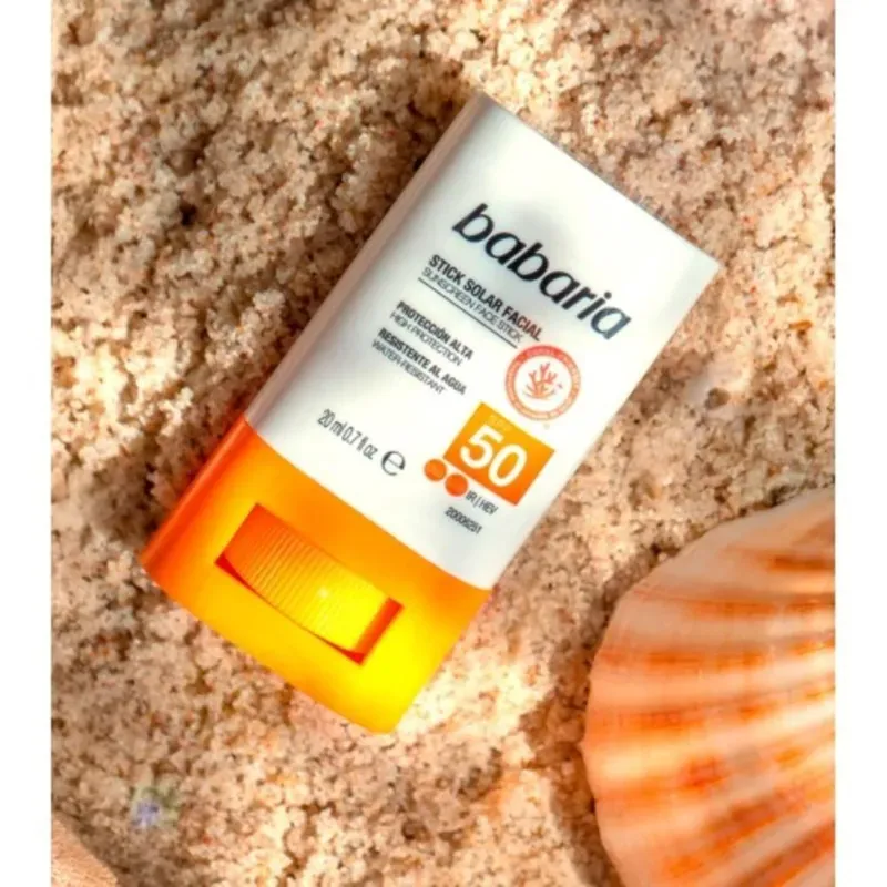PROTECCIÓN UVA, UVB, IR Y LUZ AZUL, BARBARIA STICK, SOLAR FACIAL SPF50