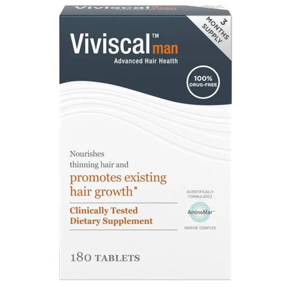 Viviscal para hombres 180 tabletas para 3 meses