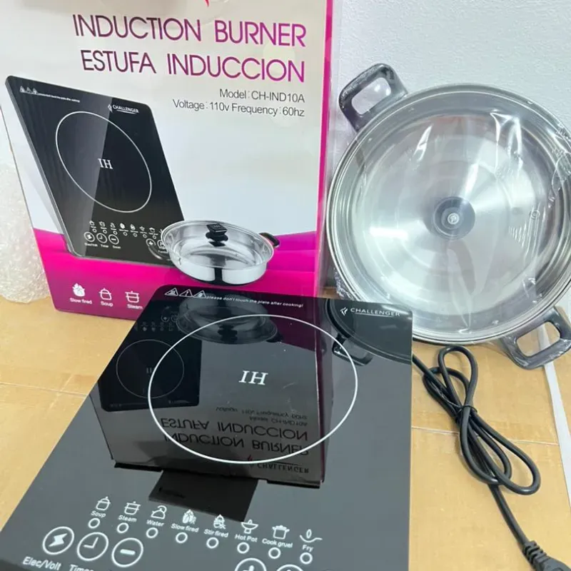 Fogón de inducción con caldero
