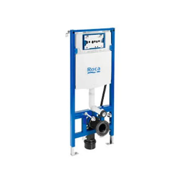 Duplo WC para inodoro suspendido con cisterna doble descarga, accesorios de instalación, flexo de alimentación para smart toilets y tubo corrugado