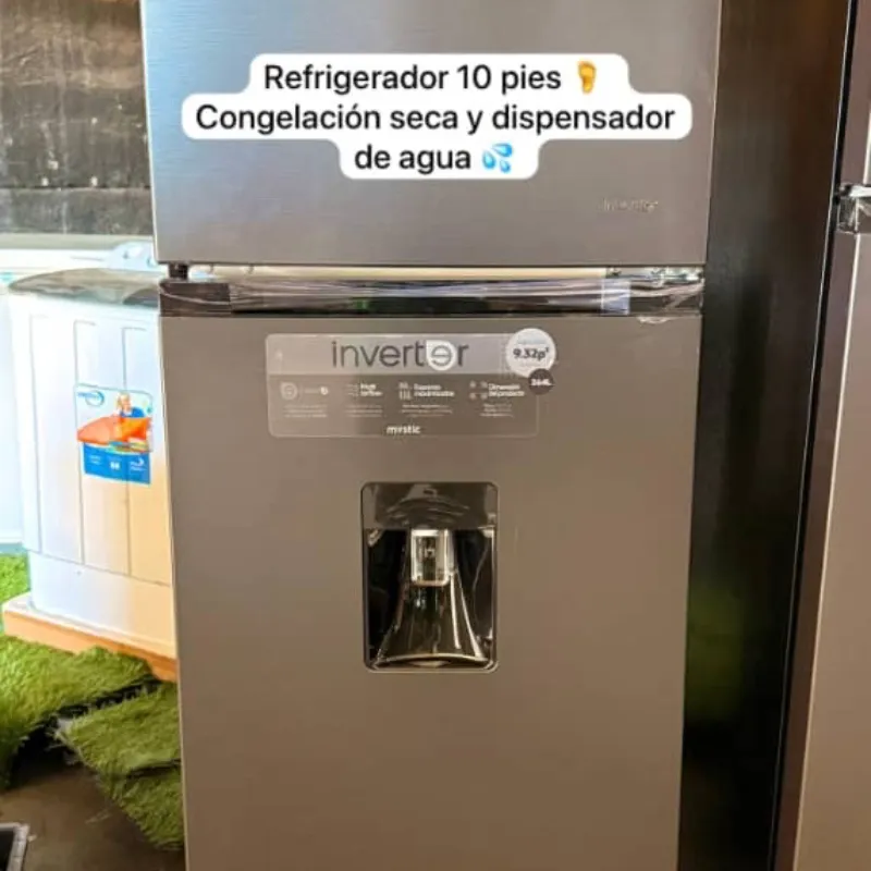 Refrigerador Mystic 10 Pies ✅ Dispensador De Agua ✅ Congelación Seca