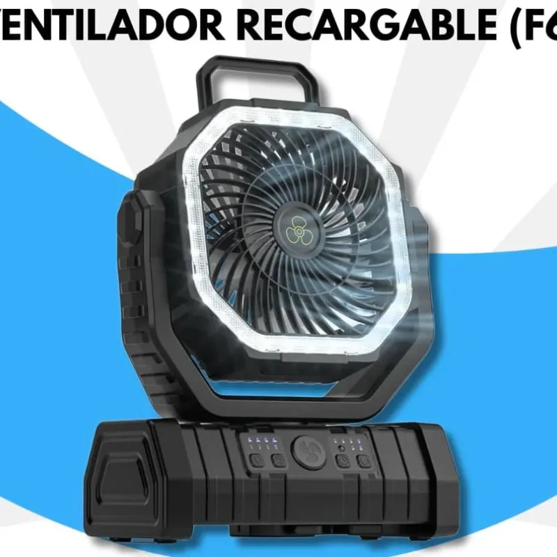 Ventilador recargable