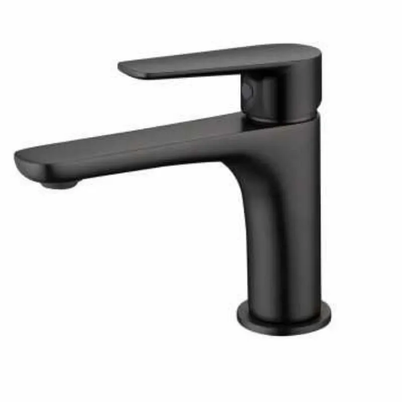 Grifo lavabo monomando Nature negro mate