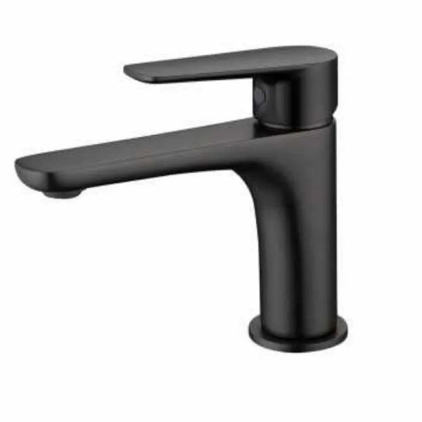 Grifo lavabo monomando Nature negro mate