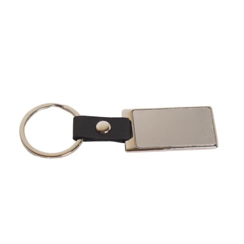 Llavero con correa de cuero