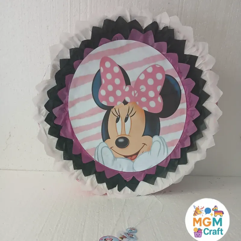 Piñata redonda de Minnie