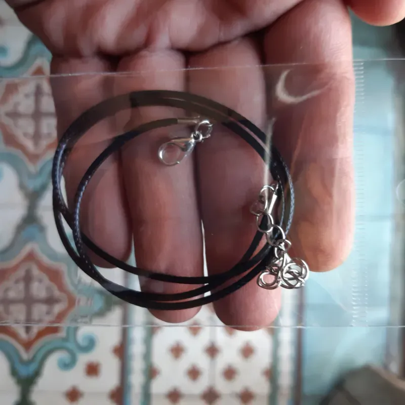 COLLAR NEGRO DE CAUCHO 1 UNIDAD