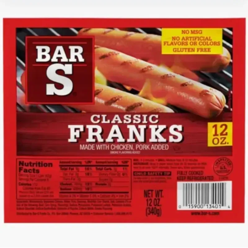 Salchichas de pollo y cerdo