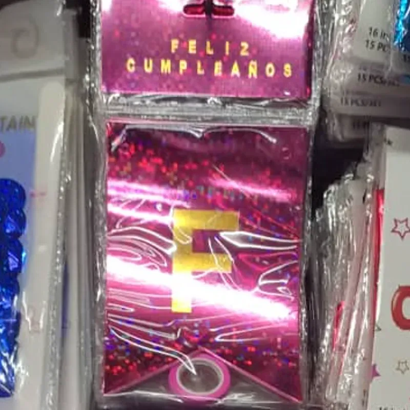 Banderines Feliz cumpleaños