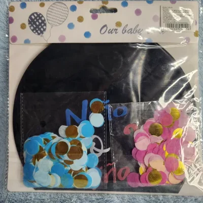 Globo Negro grande Revelación de sexo