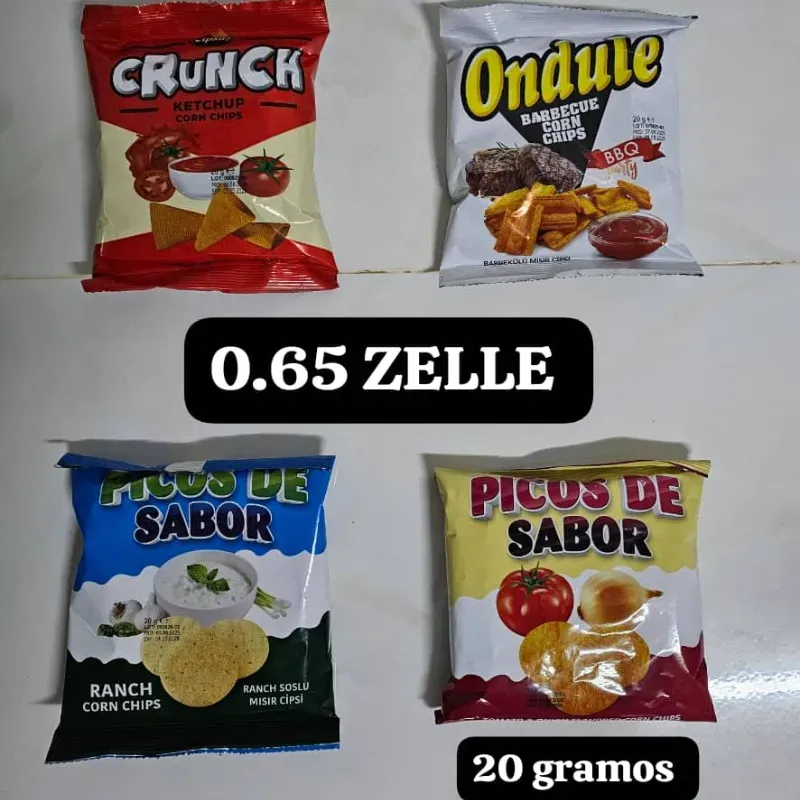 Papitas diferentes sabores