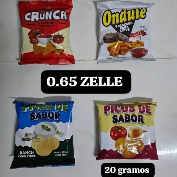 Papitas diferentes sabores