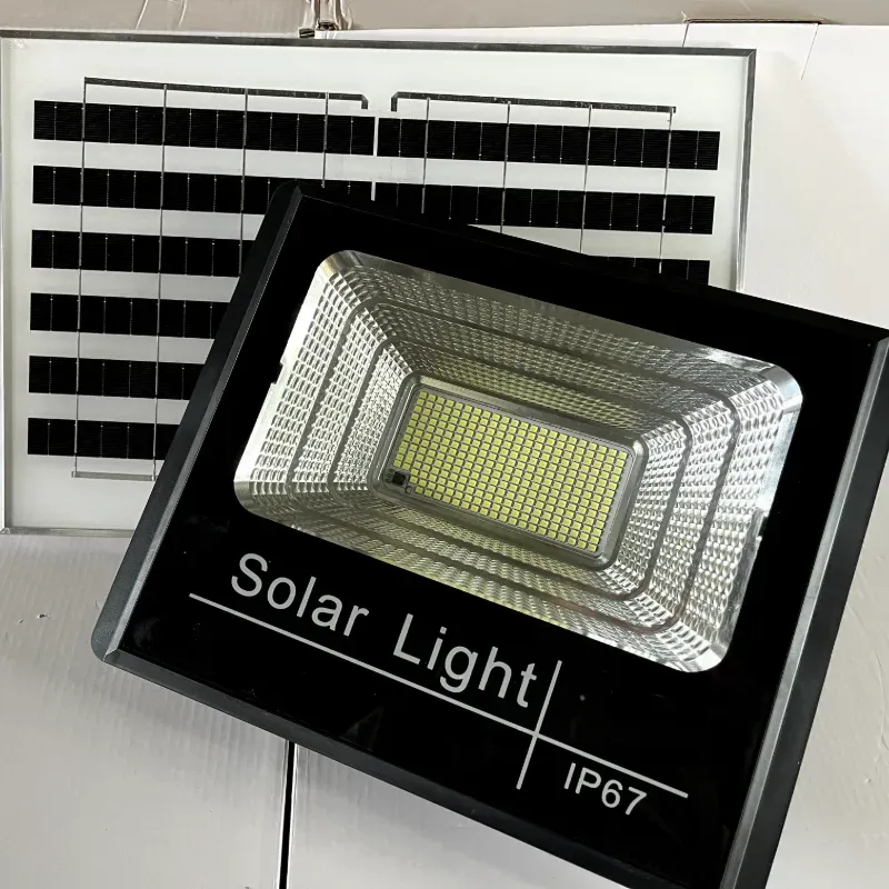 IMAGE-Lampara solar con panel y mando para exteriores e interiores, uso doméstico en apagón luz de emergencia súper brillante lámpara impermeable luz de patio exterior-150W