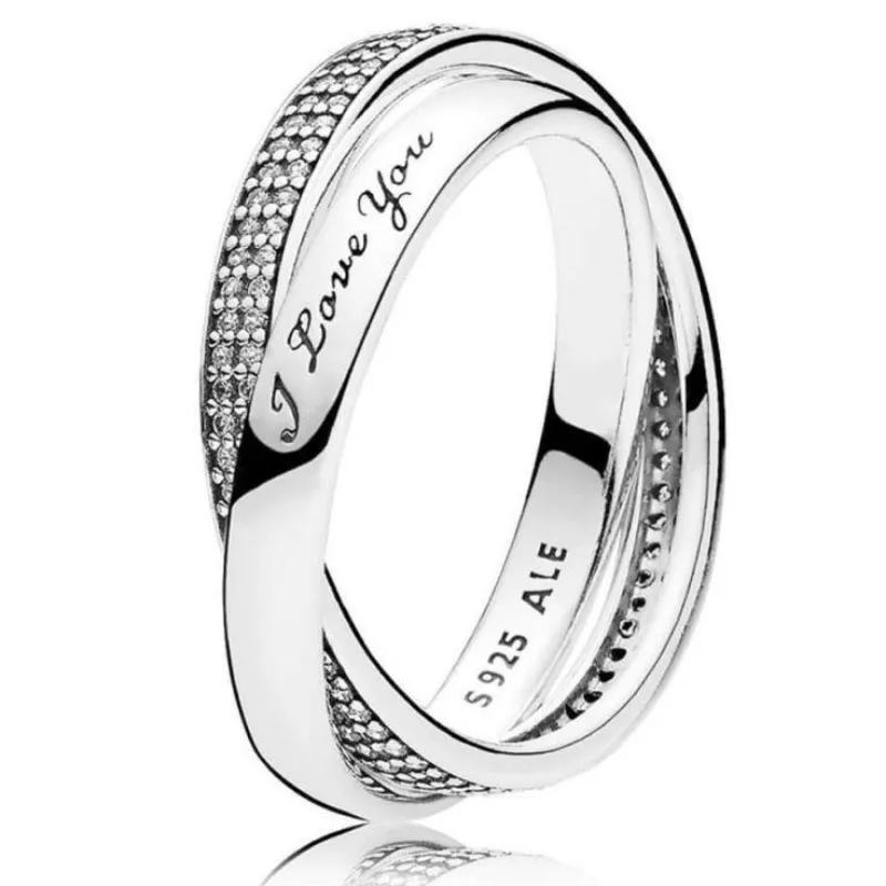 Anillo entrelazado (I Love You)