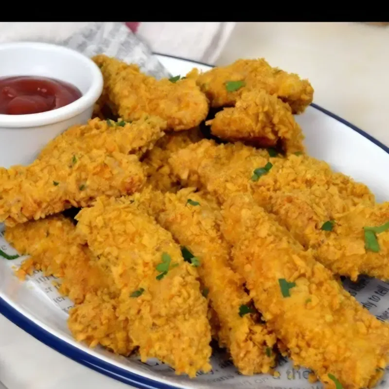 Fajitas de Pollo Rebosado