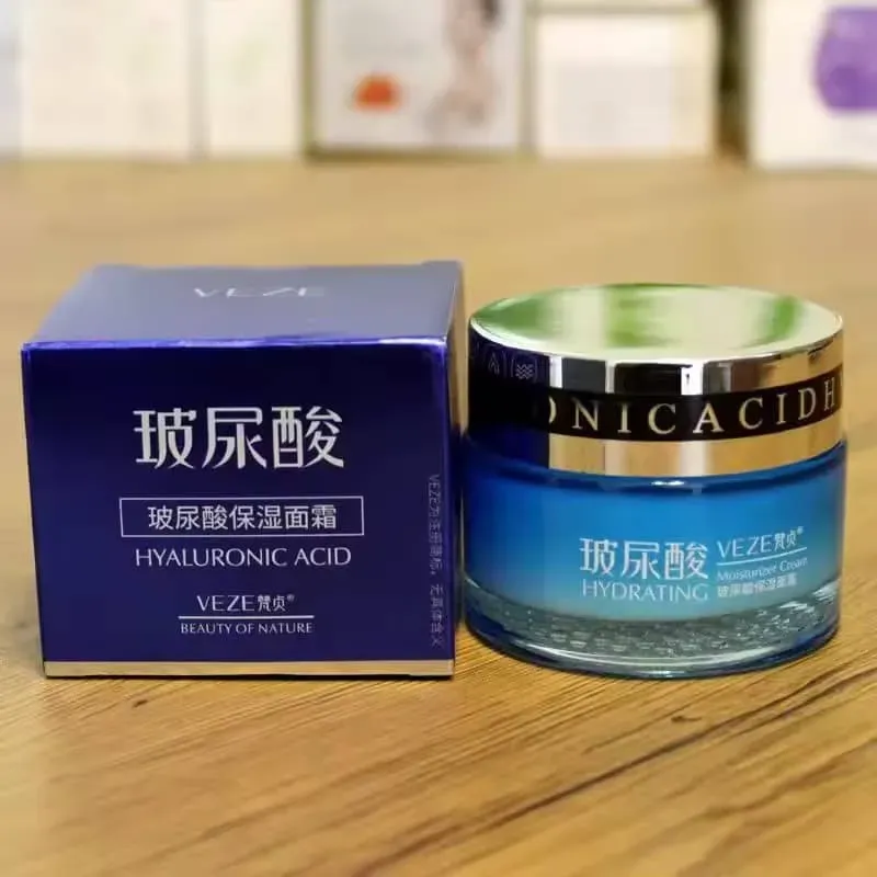 Crema facial de ácido hialurónico