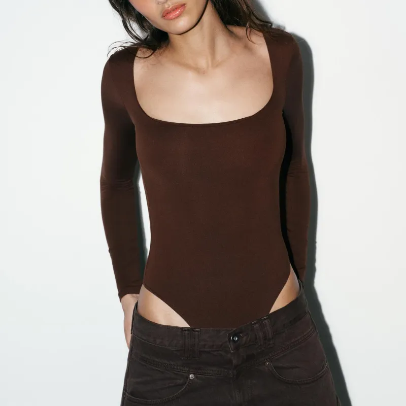 Body Escote Poliamida