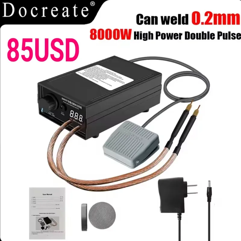 ⚡ Soldador por Puntos Portátil 8000W Recargable