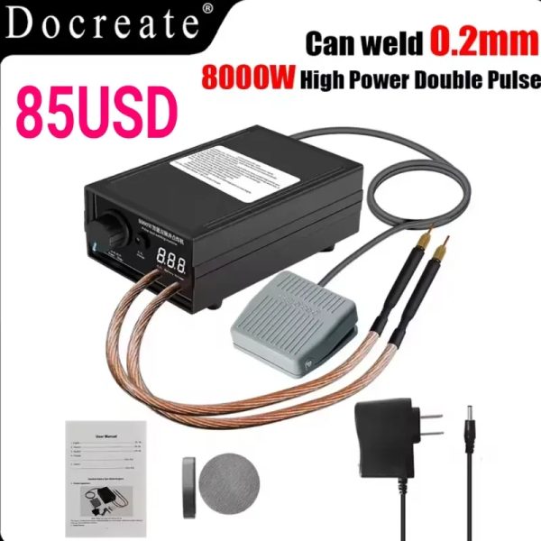 ⚡ Soldador por Puntos Portátil 8000W Recargable