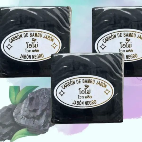 Jabón de carbón de bambú
