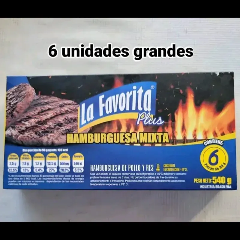 Hamburguesas de Pollo y Res