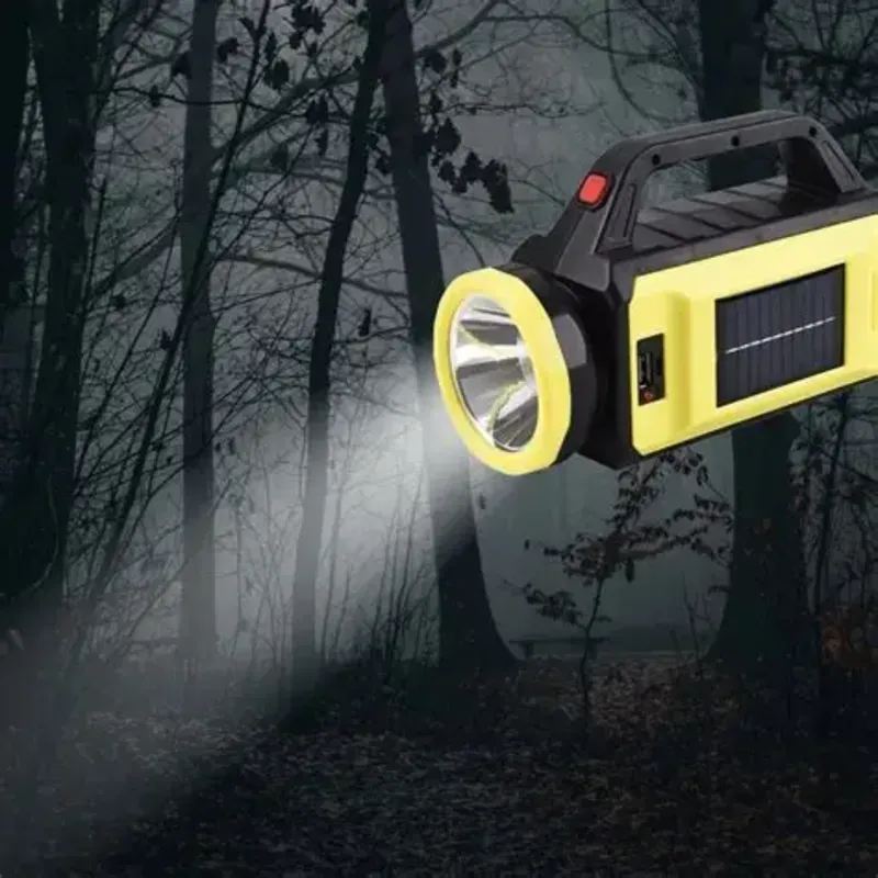 LINTERNA SOLAR RECARGABLE.