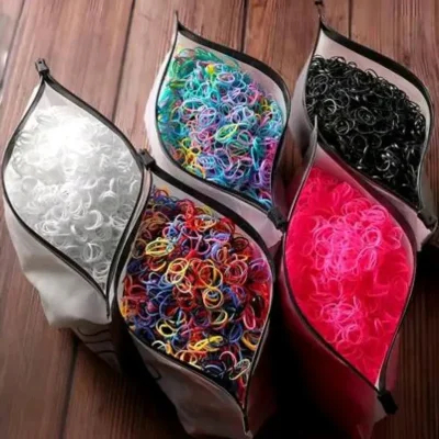 Ligas desechables de diferentes colores