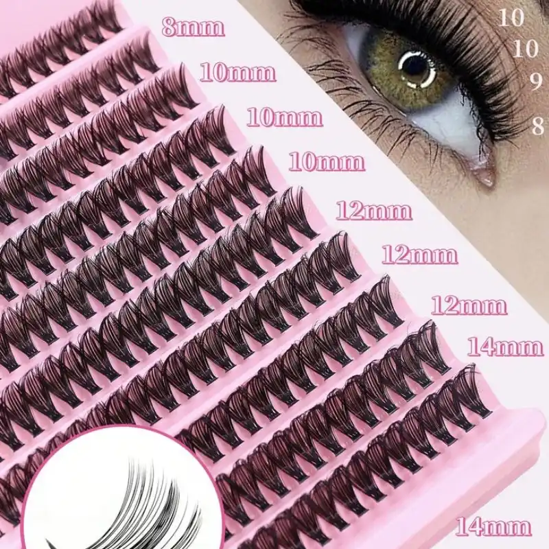 Pestañas grupales 40p mix