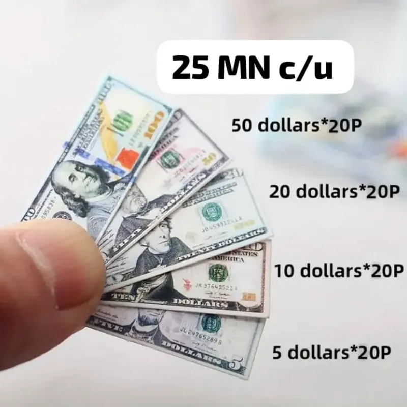 Billetes de decoración