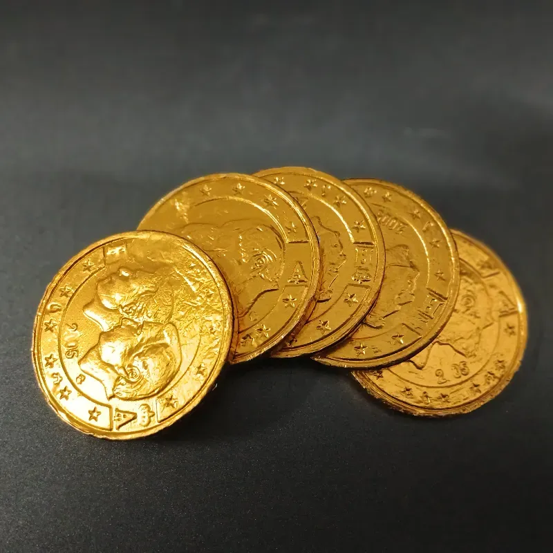 Monedas de chocolate