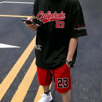 Conjunto de hombre de short y pulover