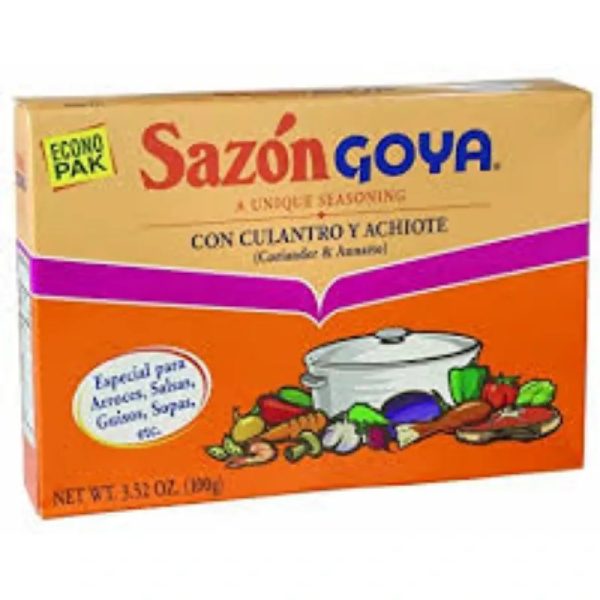 SAZON GOYA CON CULANTRO Y ACHIOTE