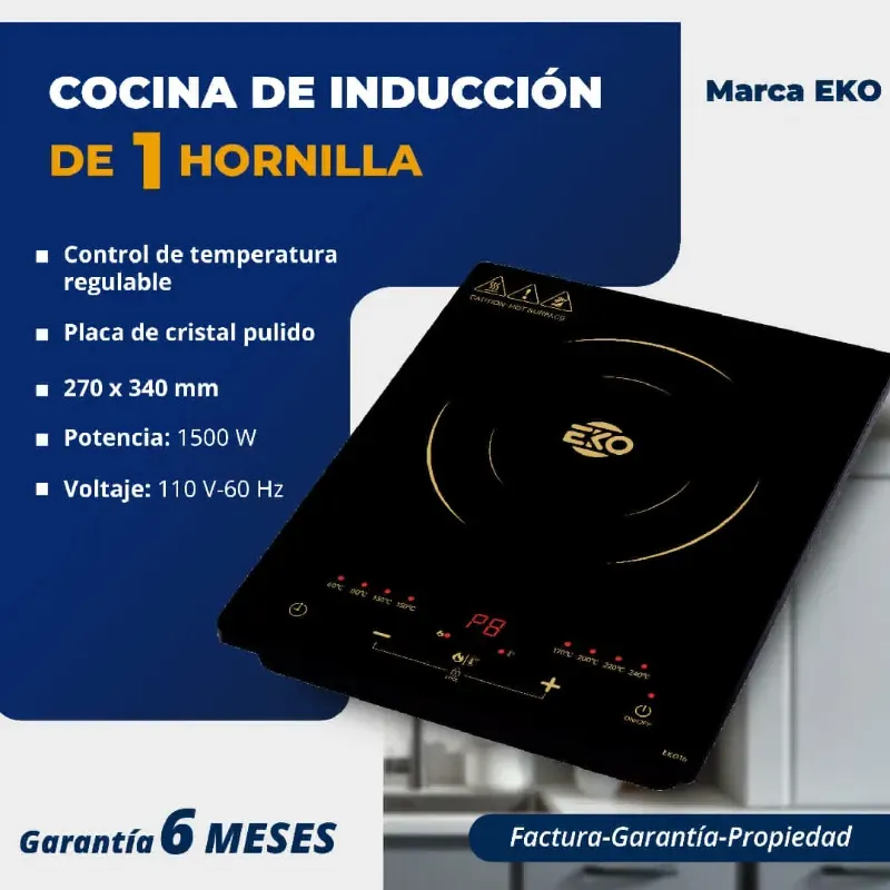 COCINA DE INDUCCIÓN 1500W MILEXUS (FAD)