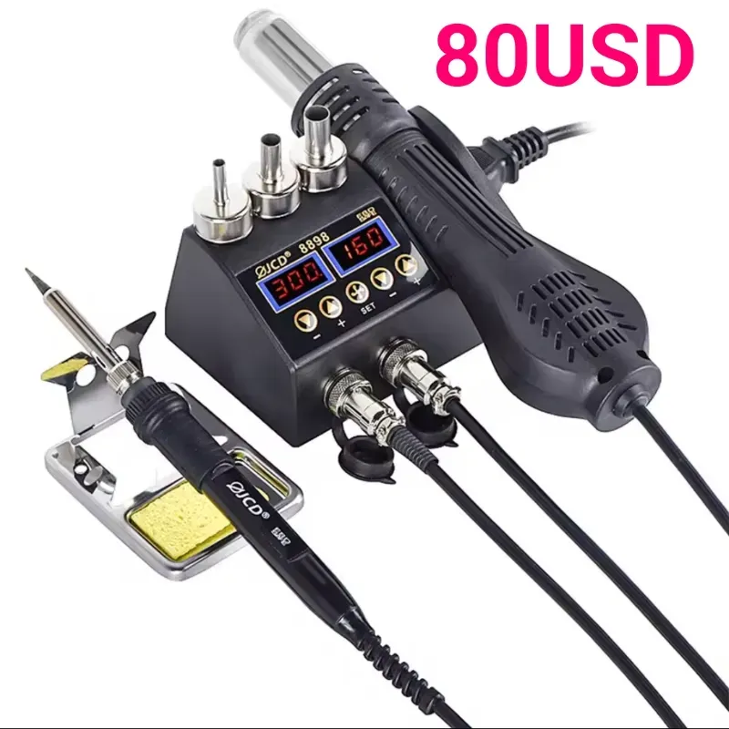  Estación de Soldadura Profesional JCD 8898 – 2 en 1 (750W)