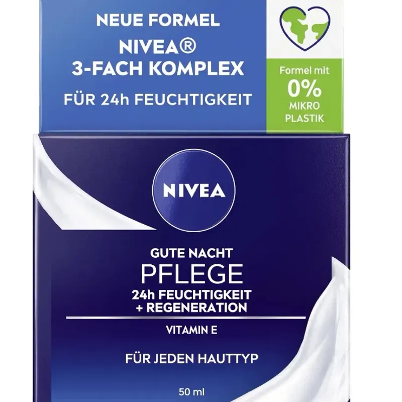 NIVEA CUIDADO DE BUENA NOCHE 24h HIDRATACIÓN + REGENERACIÓN PARA TODO TIPO DE PIELES