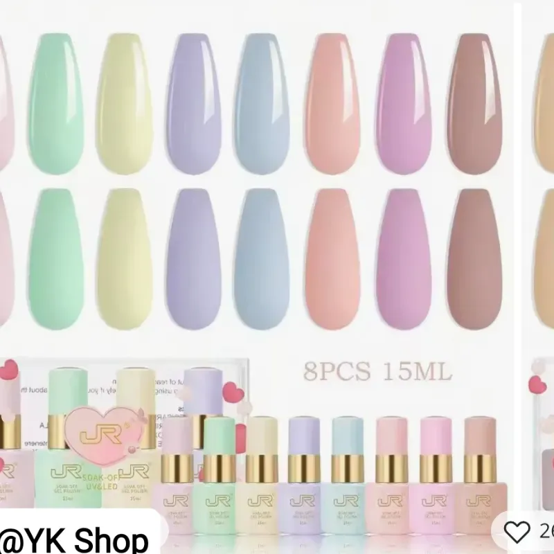 Esmaltes semipermanentes JR 15 ml