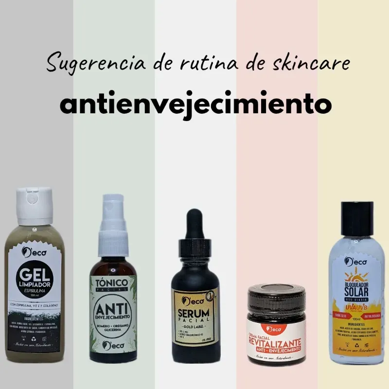 Rutina facial antienvejecimiento