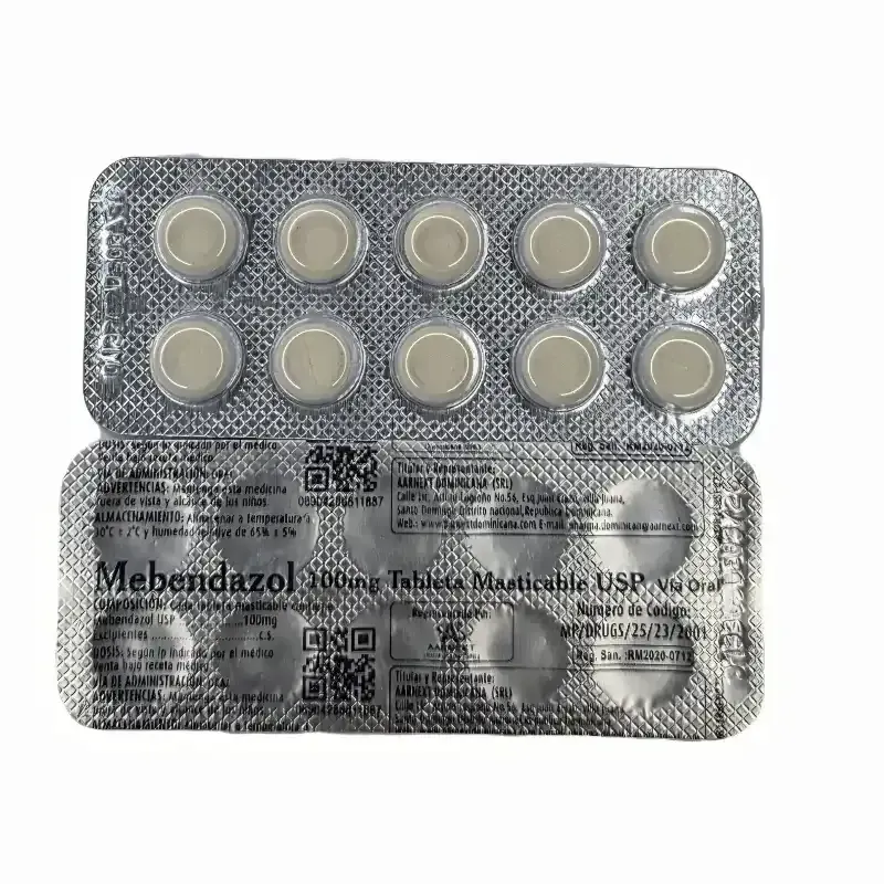 Mebendazol (100mg, 10T )