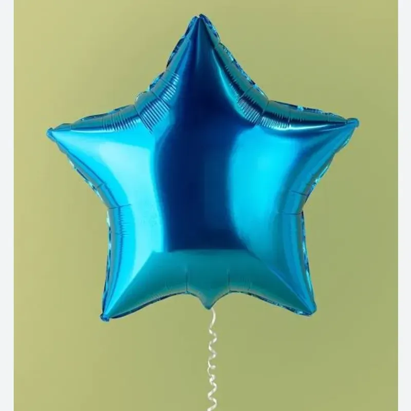 Globo metálico estrella