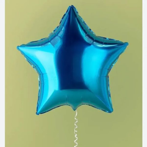 Globo metálico estrella