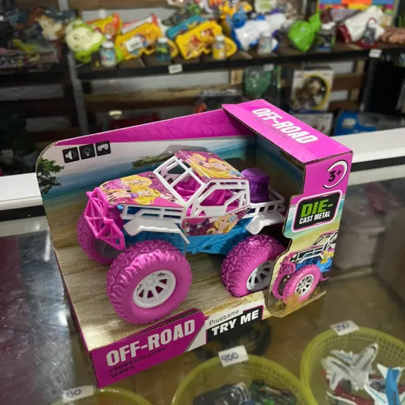 Camión monstruo rosa  para niña