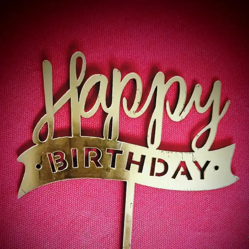 Toppers happy birthday