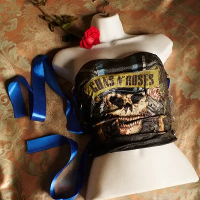 Corset resina epoxi con efecto mojado