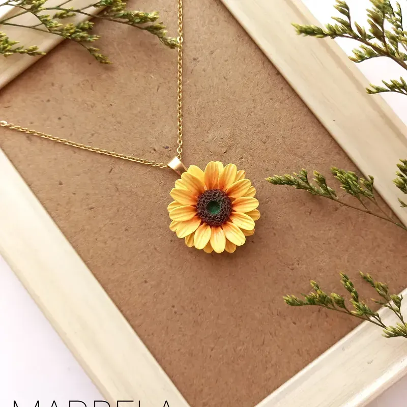 ✨Cadena de Girasol Vintage✨