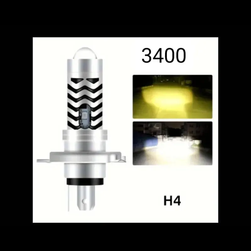 Bombillo de lupa h4 con población